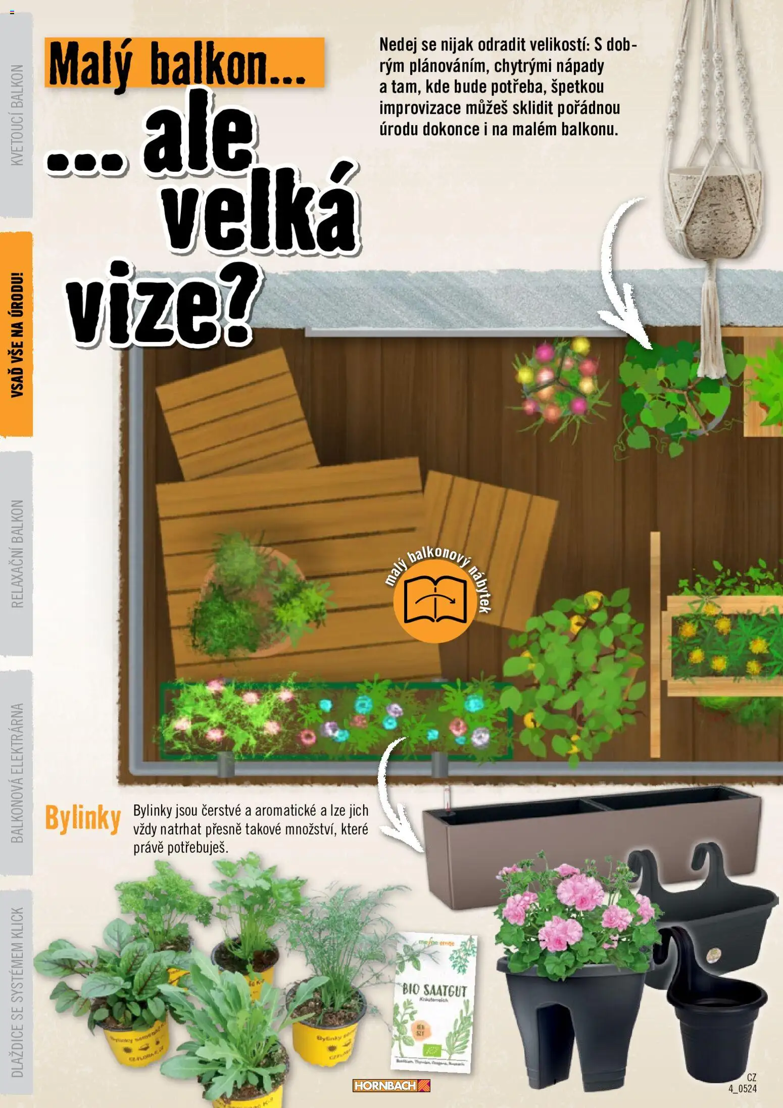 HORNBACH leták - Balkón od 01.01.2026 | Strana: 4 | Produkty: Nábytek