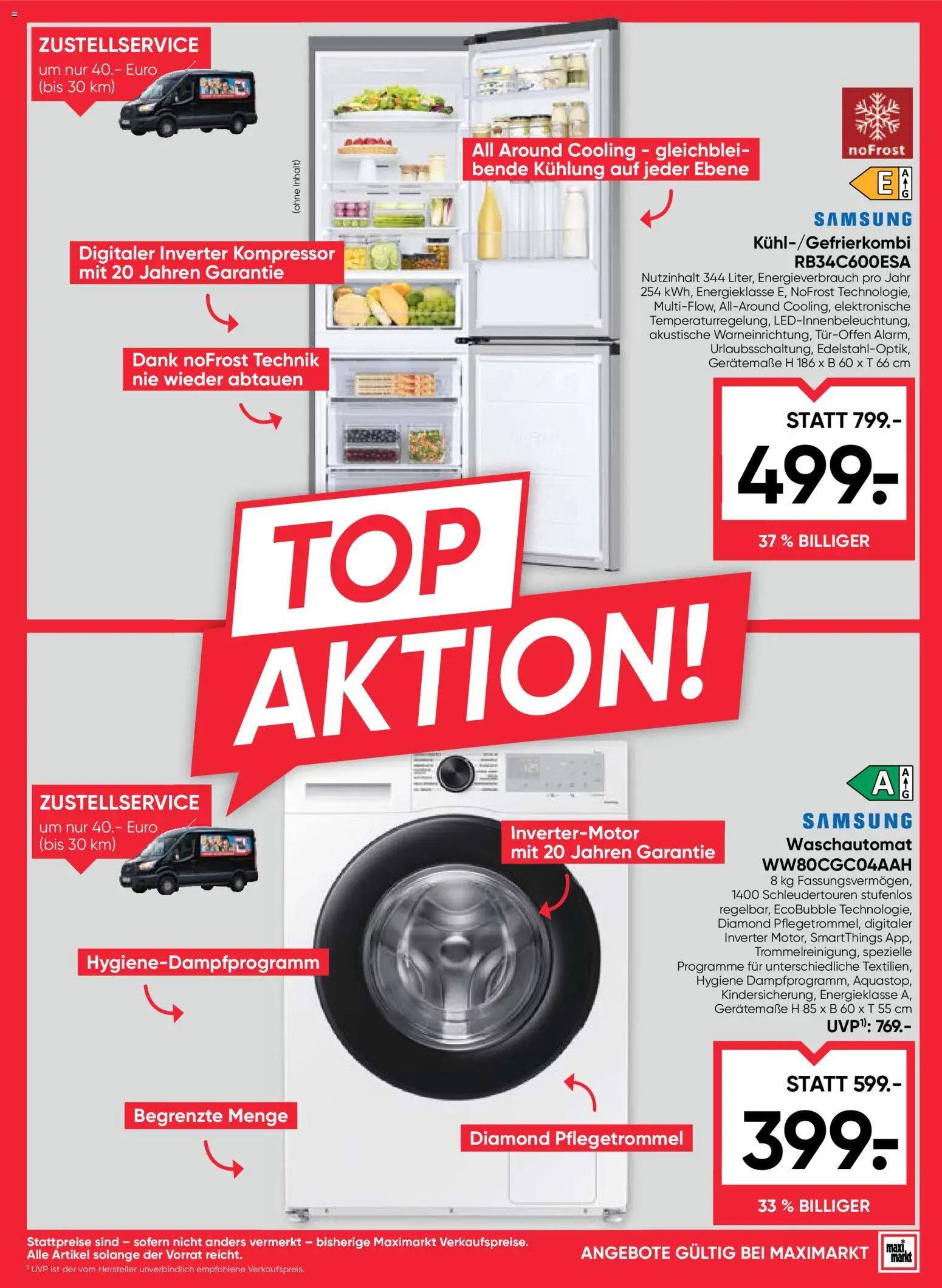Maximarkt Flugblatt gültig ab 09.07.2026 | Seite: 23 | Produkte: Samsung