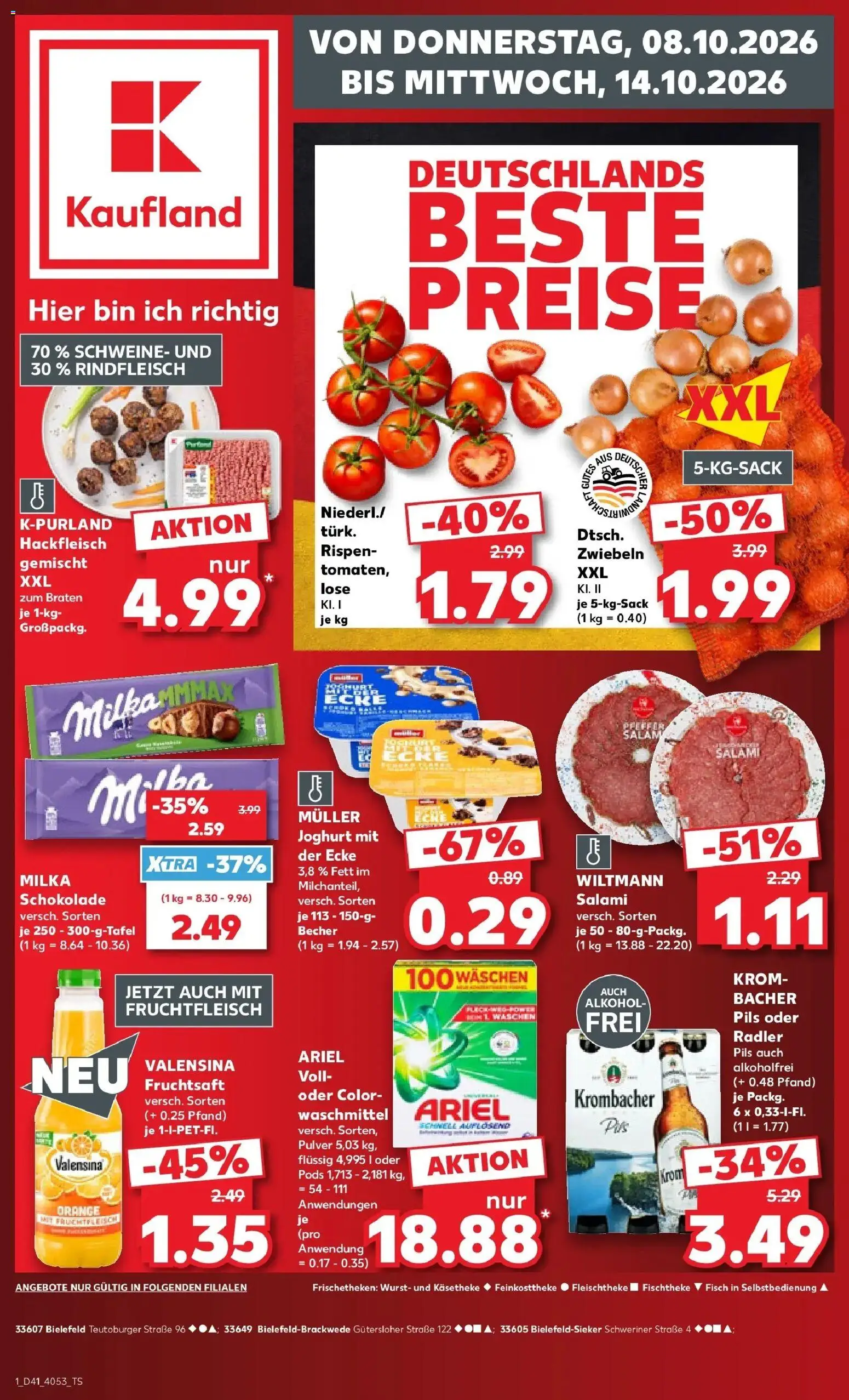 Prospekt Kaufland ab 05.10.2026 » Angebote Online zum Blättern | Seite: 11 | Produkte: Joghurt, Fisch, Wurst, Fruchtsaft