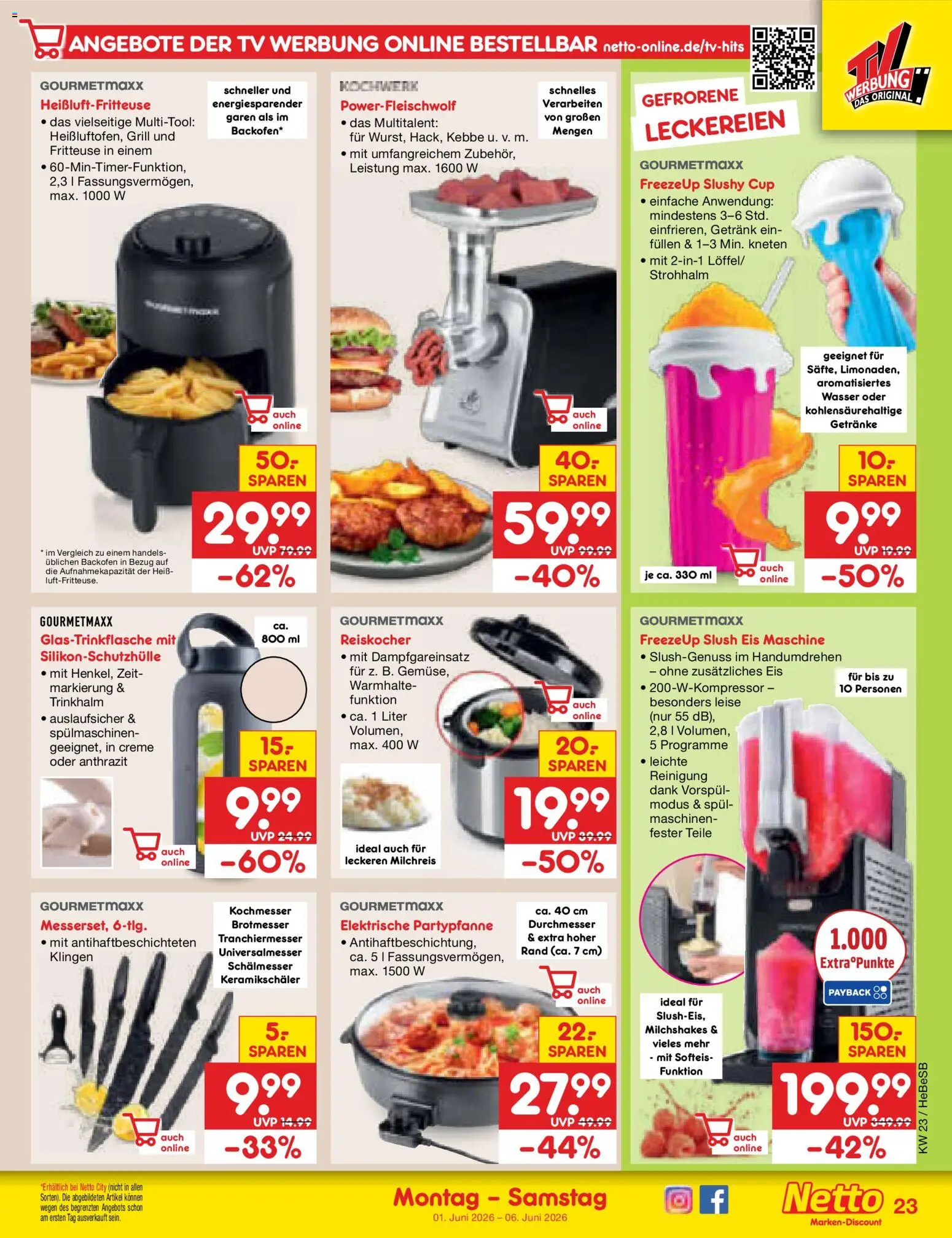 Netto Marken-Discount Prospekt – gültig ab 01.06.2026 | Seite: 41 | Produkte: Grill, Creme, Wasser, Fritteuse
