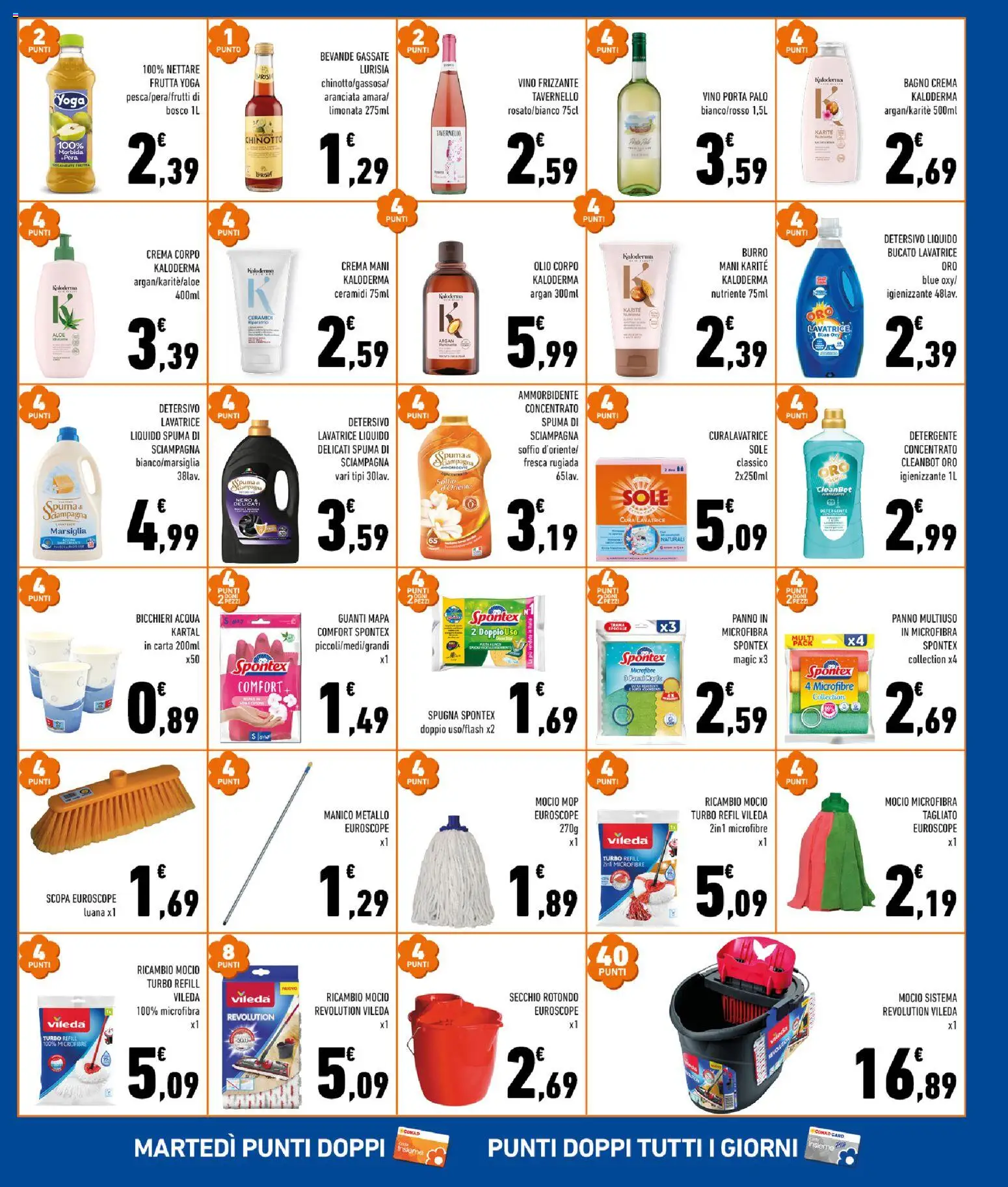 Volantino Conad del 16/09/2026 | Pagina: 7 | Prodotti: Vino, Guanti, Lavatrice, Bagno