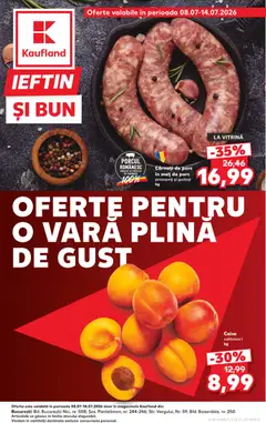Ofertele Kaufland valabile de la 08.07.2026