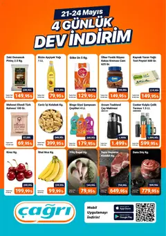 21.05.2026 tarihinden itibaren geçerli olan Çağrı Market kataloğu önizlemesi