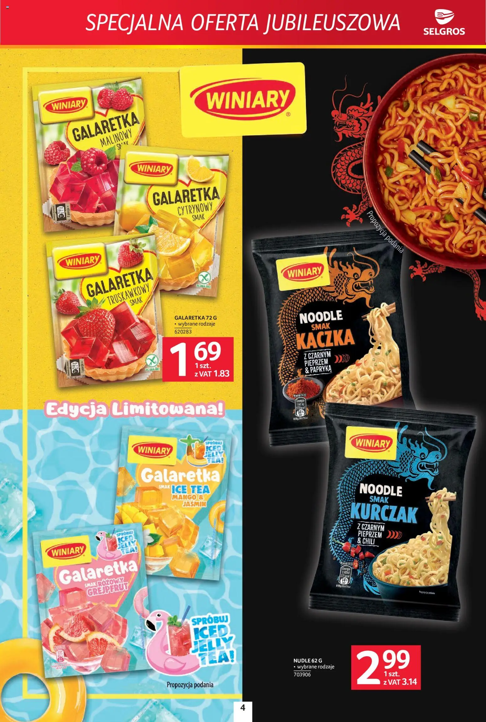 Selgros cash&carry gazetka - Specjalna oferta jubileuszowa od 21.05.2026 | Strona: 4 | Produkty: Mango, Chili, Kaczka, Grejpfrut