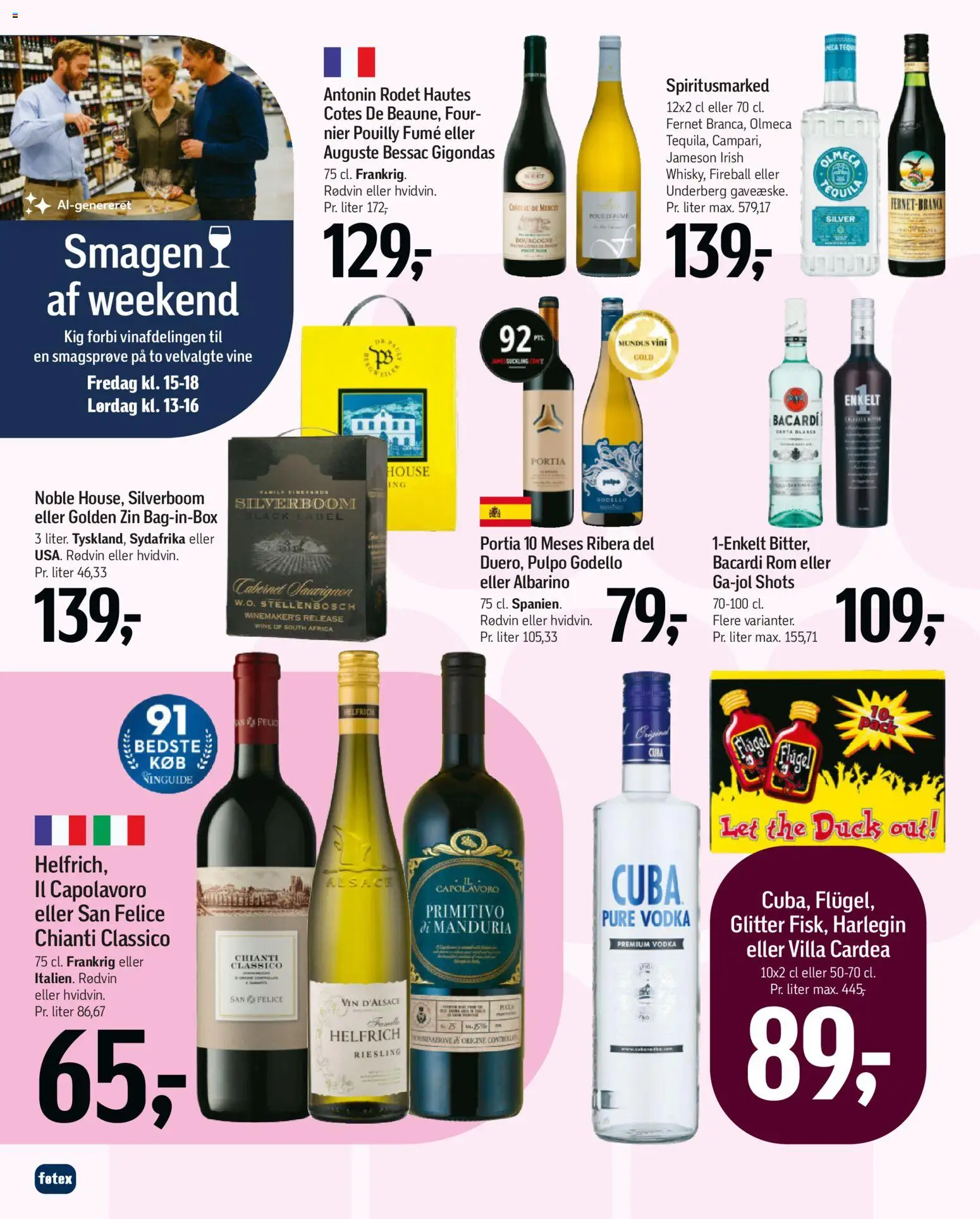 Føtex tilbudsavis – gyldig fra 11/09/2026 | Side: 30 | Produkter: Vin, Vodka, Rom, Rødvin