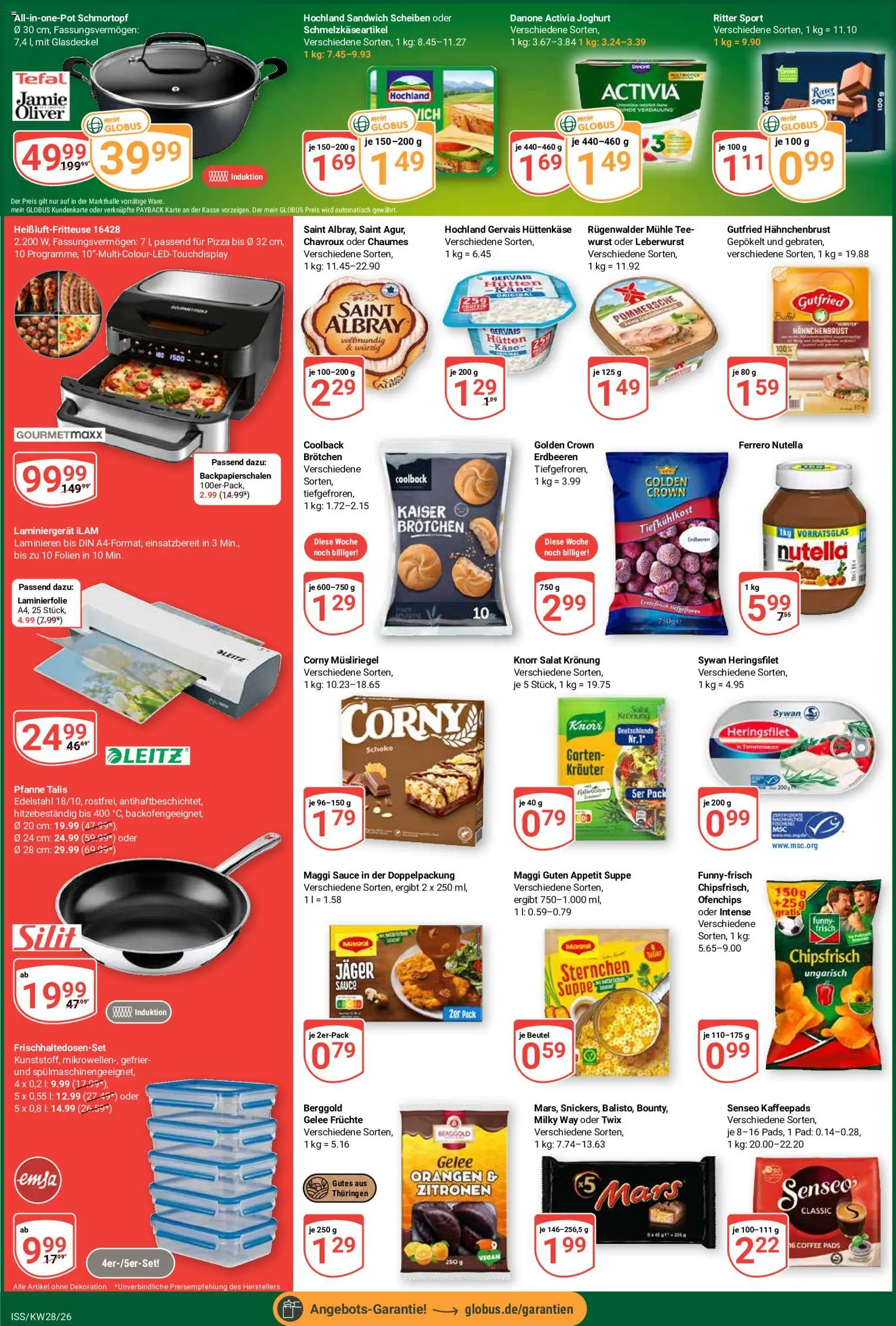 Globus Prospekt – gültig ab 06.07.2026 | Seite: 2 | Produkte: Joghurt, Twix, Heißluftfritteuse, Zitronen