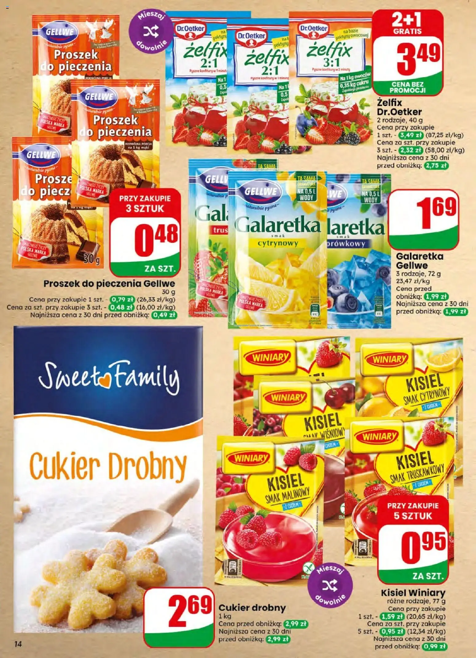 Dino gazetka od 05.08.2026 | Strona: 14 | Produkty: Galaretka, Cukier