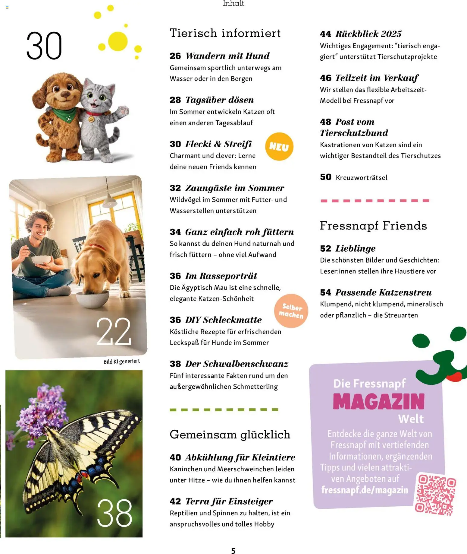 Fressnapf Friends Magazin – gültig ab 01.07.2026 | Seite: 5 | Produkte: Kaninchen, Bilder, Wasser