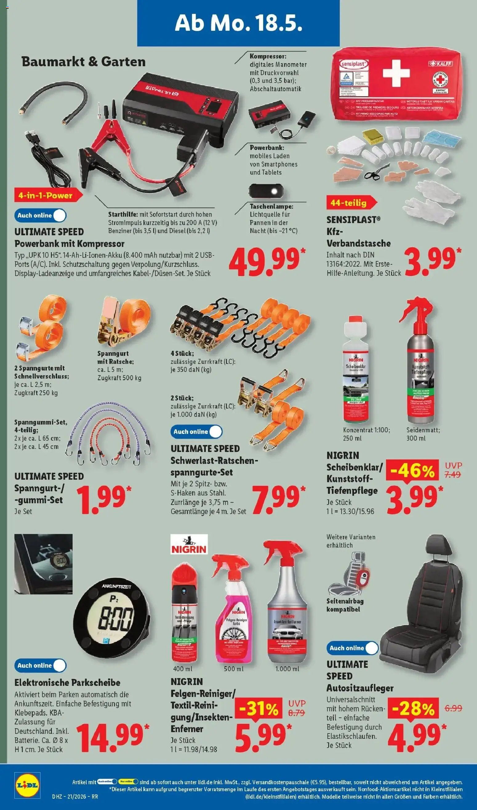 Lidl Prospekt Zülpich – gültig ab 17.05.2026 | Seite: 40 | Produkte: USB, Manometer, Smartphones, Powerbank