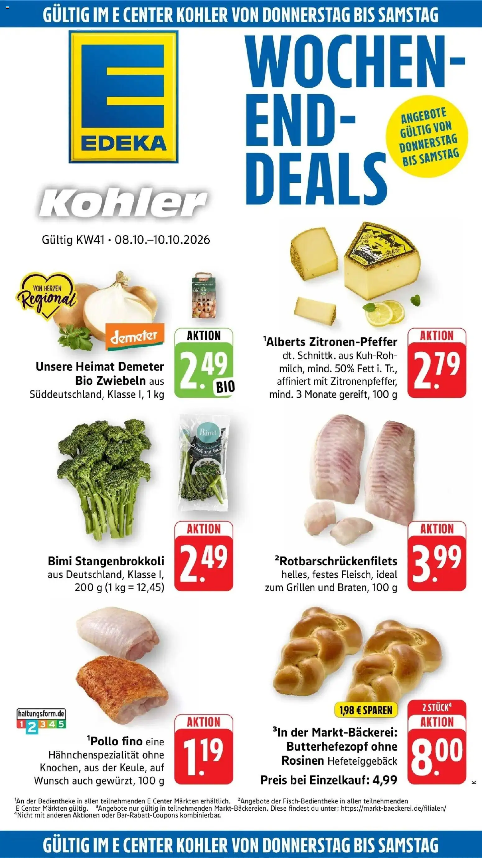Edeka Prospekt Offenburg (ab 05.10.2026) » Angebote Online | Seite: 49 | Produkte: Rosinen, Zwiebeln