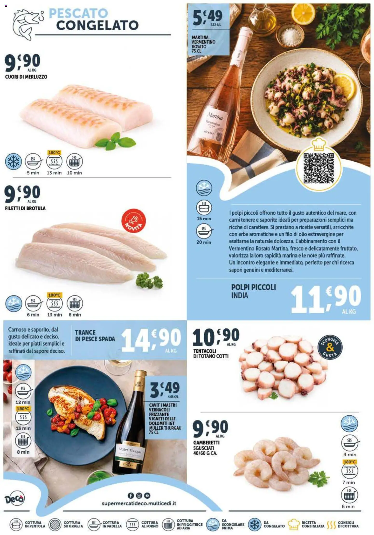 Volantino Decò del 20.05.2026 | Pagina: 2 | Prodotti: Forno, Friggitrice, Pesce spada, Gamberetti