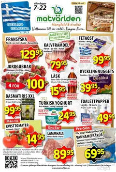 Matvärlden erbjudanden - Förhandsvisning av reklamblad från butik Matvärlden aktuell från 08.06.2026
