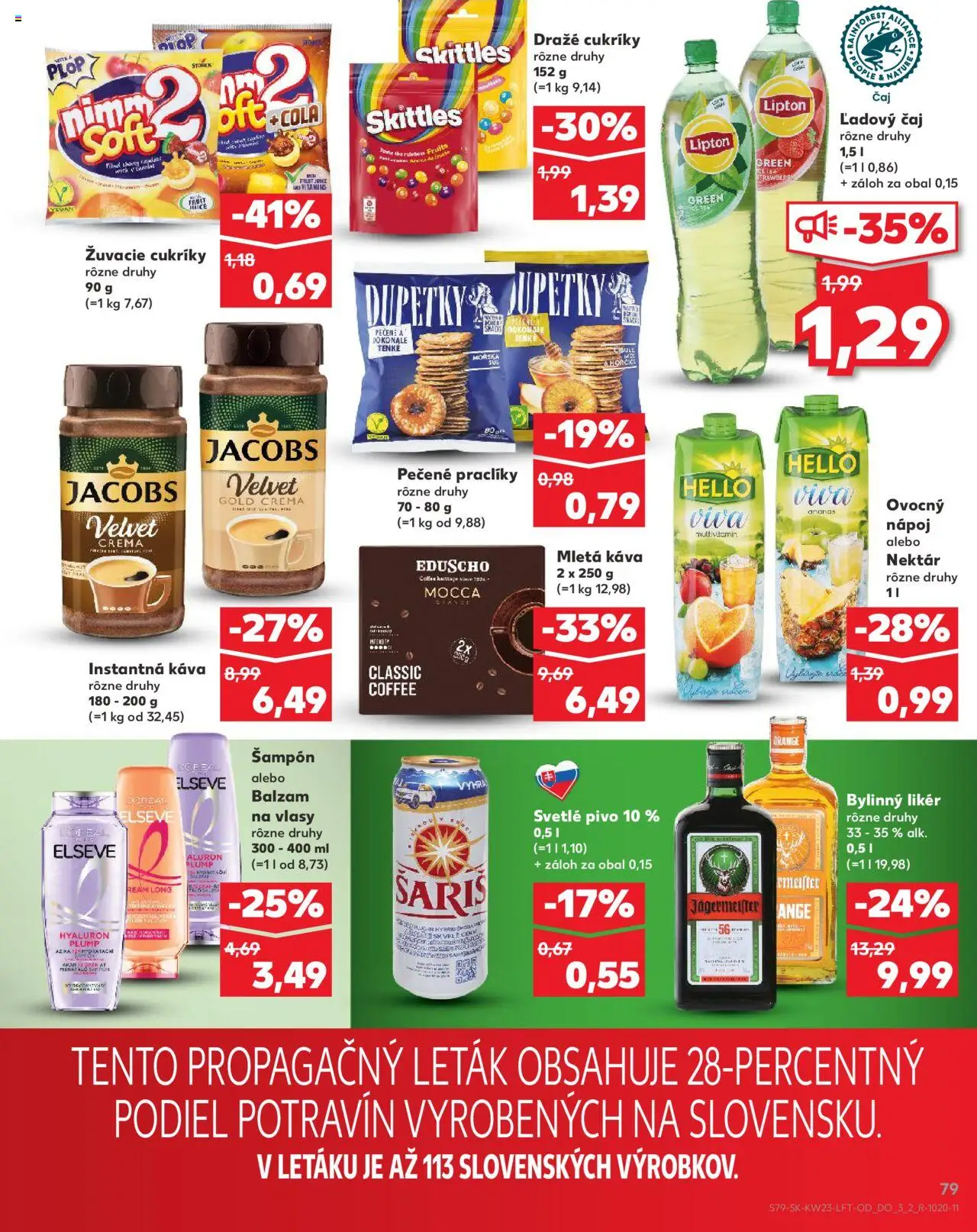 Nové Kaufland akcie – leták je platný od 05.06.2025 | Strana: 79 | Produkty: Káva, Šariš, Ananás, Cukríky