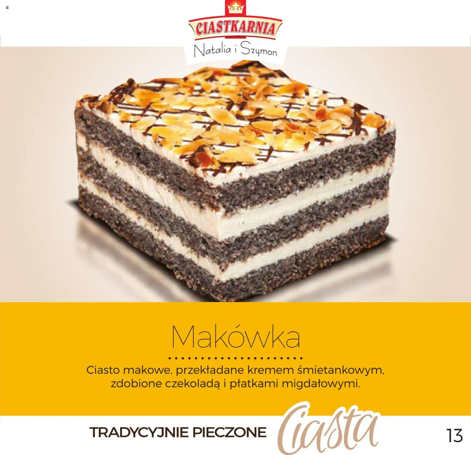 Topaz Gazetka - Ciasta  od 01.12.2025 | Strona: 13 | Produkty: Galaretka, Ciasto