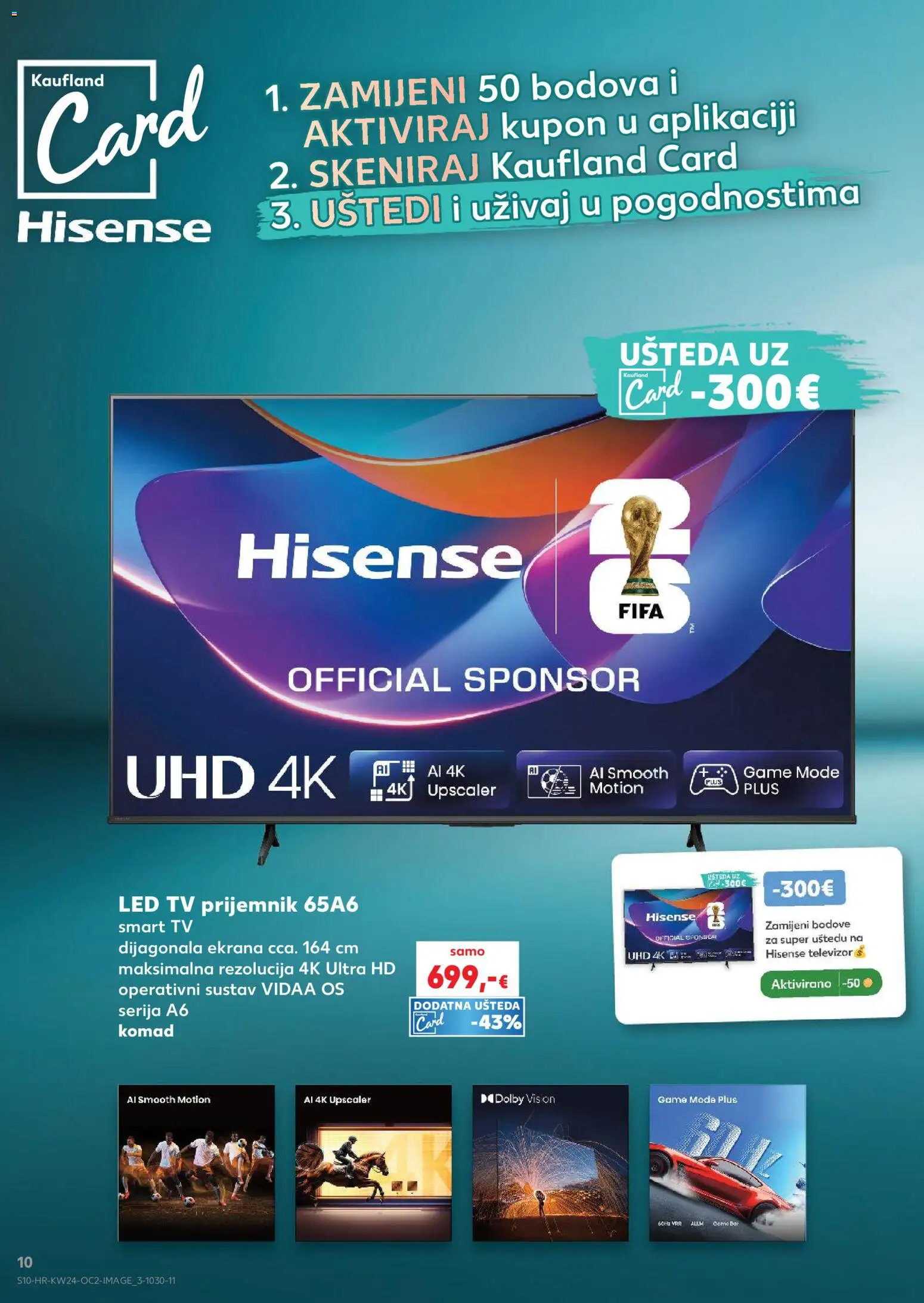 Kaufland katalog | vrijedi od 10.06.2026 | Stranica: 10 | Proizvodi: Smart TV, Tv, Televizor