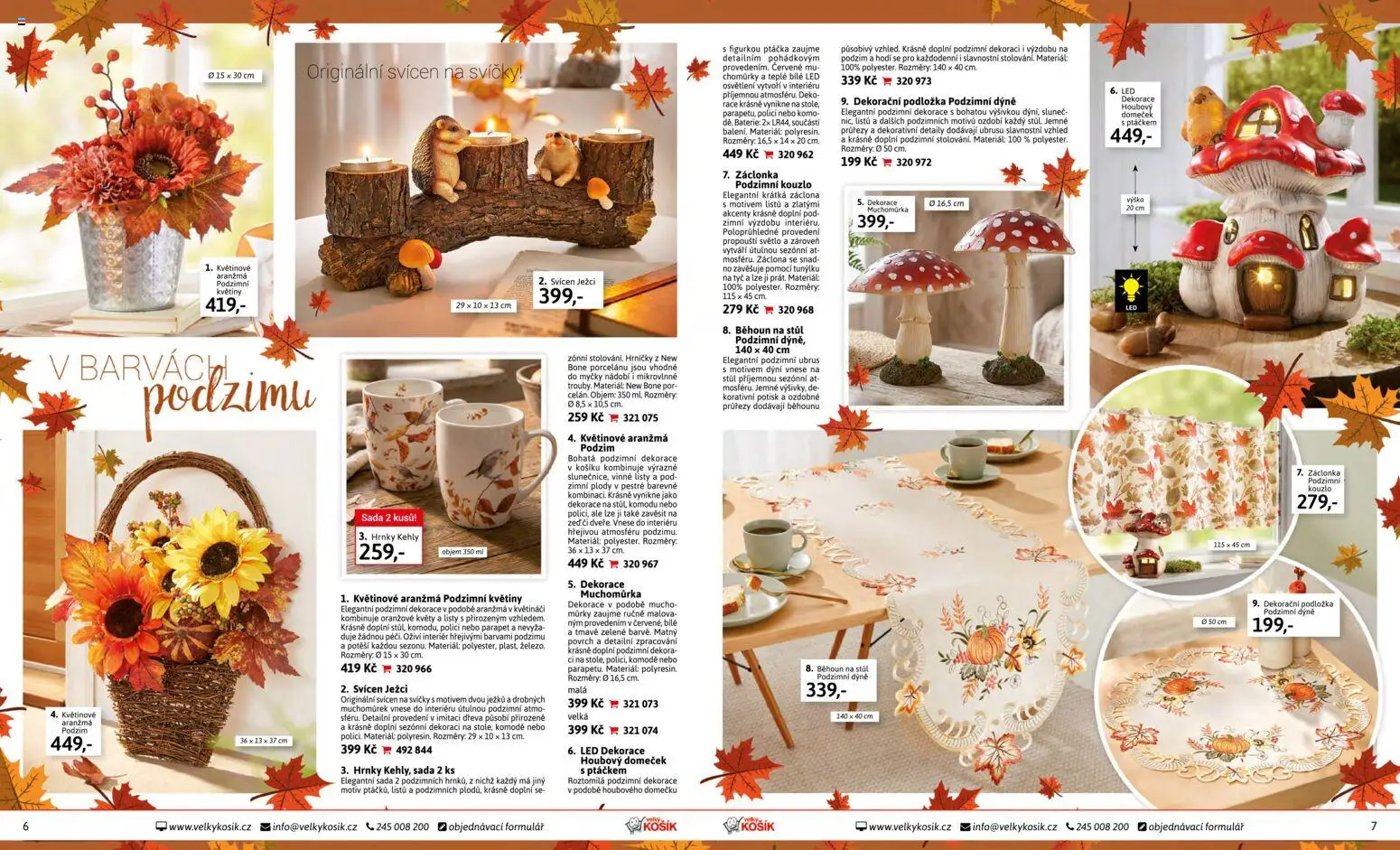 Velký Košík leták od 21.09.2026 | Strana: 4 | Produkty: Svícen, Dýně, Květiny, Květy
