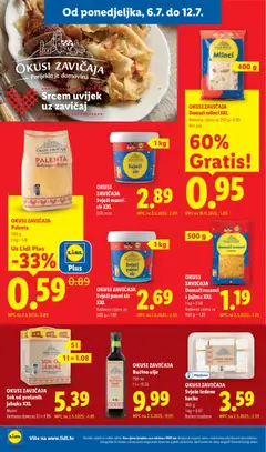 OKUSI ZAVIČAJA Svježi masni sir XXL, Svježi masni sir XXL - Pregled kataloga iz trgovine Lidl, vrijedi od 06.07.2026 | Stranica: 8