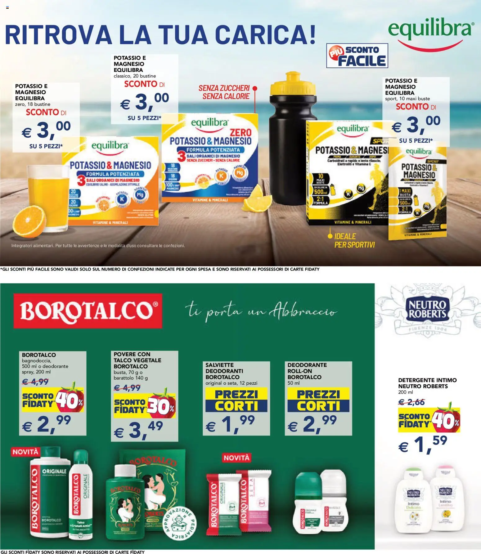Volantino Esselunga S del 28.05.2026 | Pagina: 26 | Prodotti: Detergente intimo, Detergente, Intimo, Talco