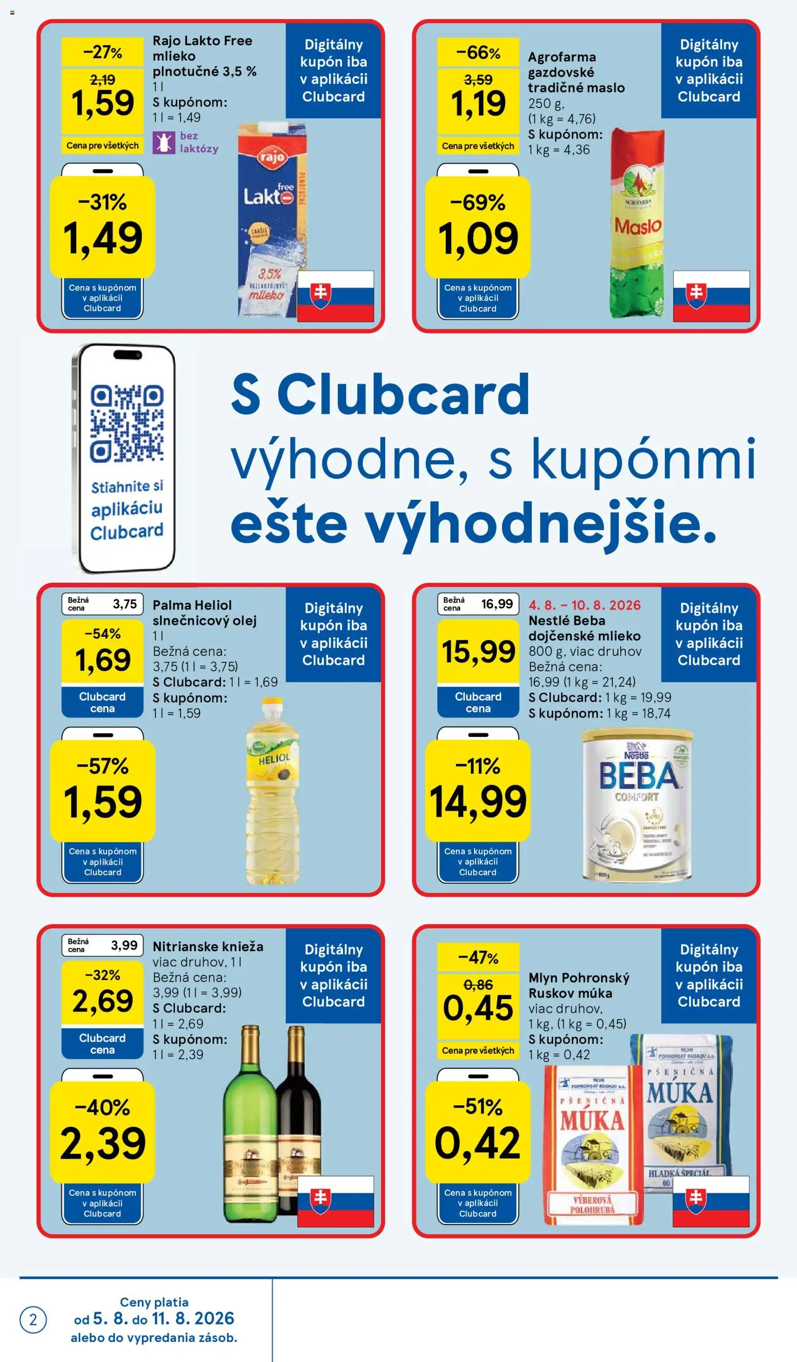Nové Tesco akcie – leták je platný od 05.08.2026 | Strana: 2