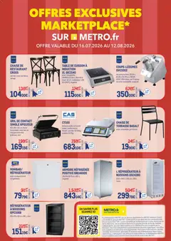 METRO - Prévisualisation de METRO Offres exclusives Marketplace valide à partir de 16/07/2026