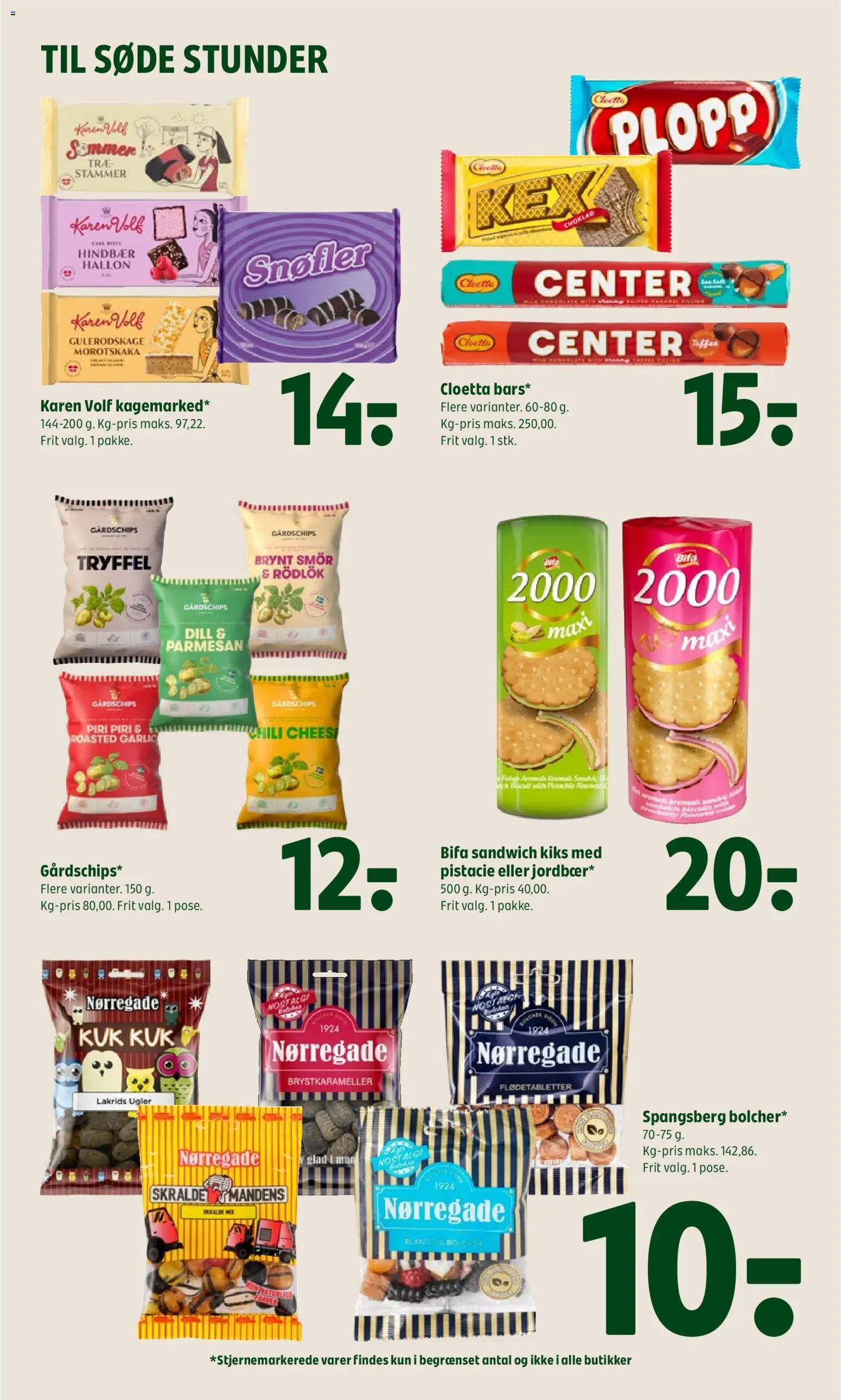 Coop 365 tilbudsavis – gyldig fra 16/07/2026 | Side: 21 | Produkter: Kiks, Lakrids, Hindbær, Parmesan