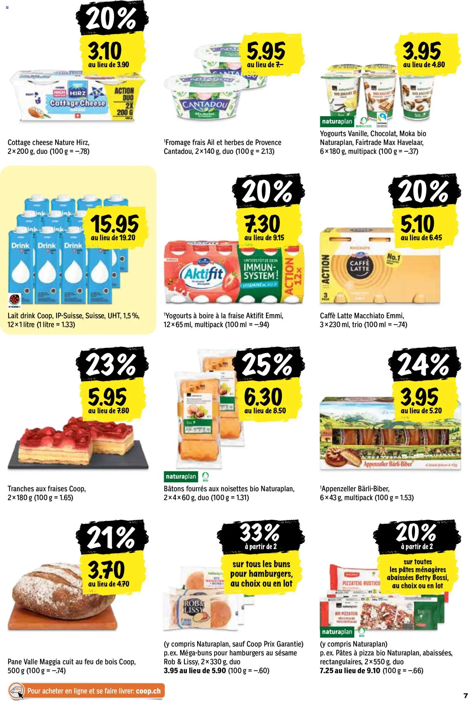 Coop aktionen FR – gültig ab 09.07.2026 | Seite: 7 | Produkte: Pane, Pizza
