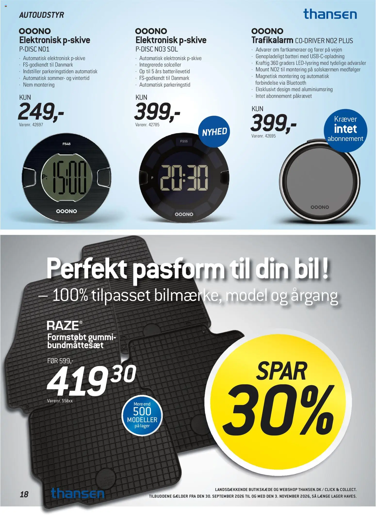 Thansen tilbudsavis – gyldig fra 30/09/2026 | Side: 18 | Produkter: Batteri