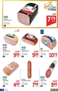 Metro angebote Profi ab 28.05.2026 gültig | Seite: 12 | Produkte: Wurst