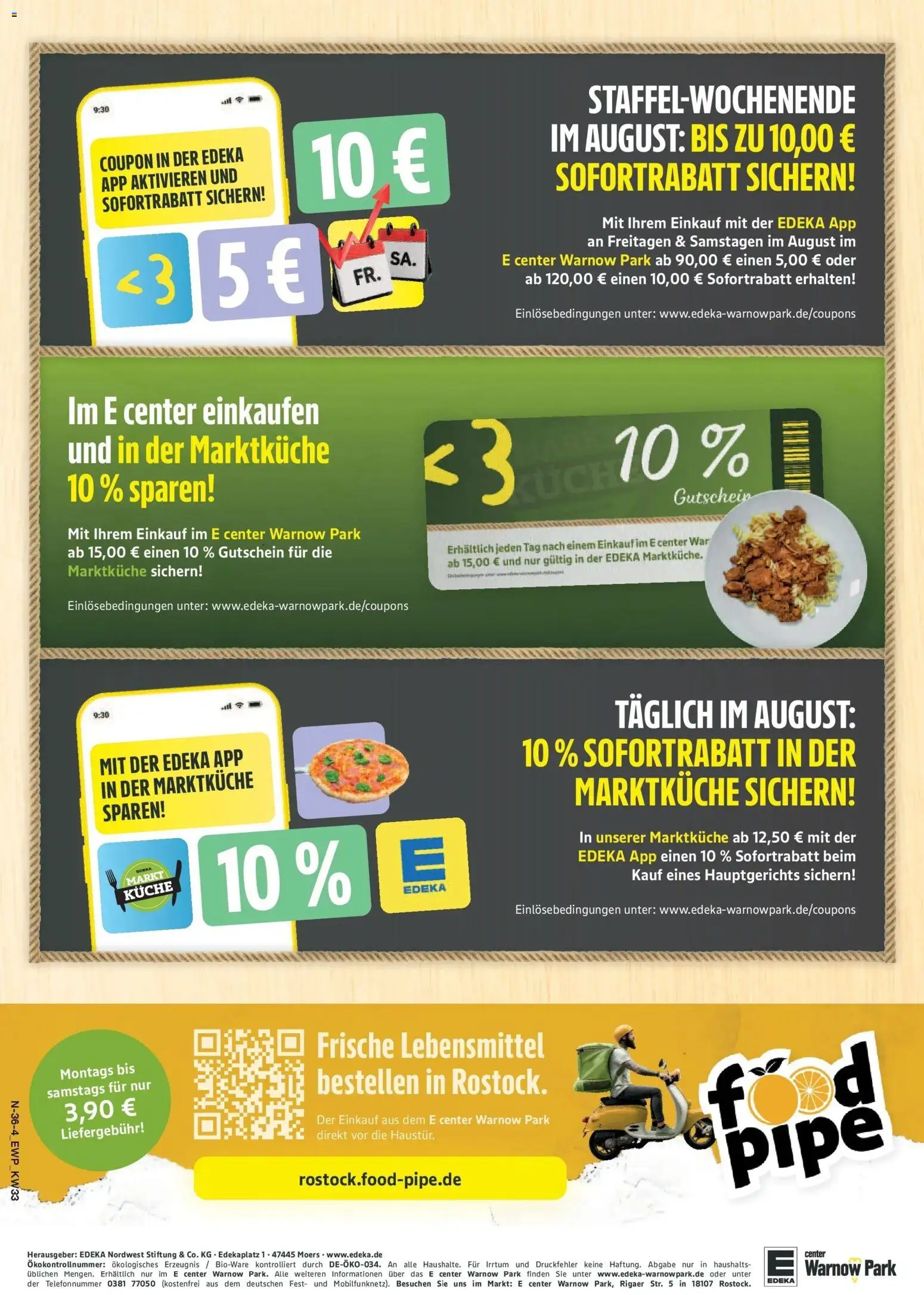 Edeka Prospekt Rostock (ab 10.08.2026) » Angebote Online | Seite: 36 | Produkte: Küche