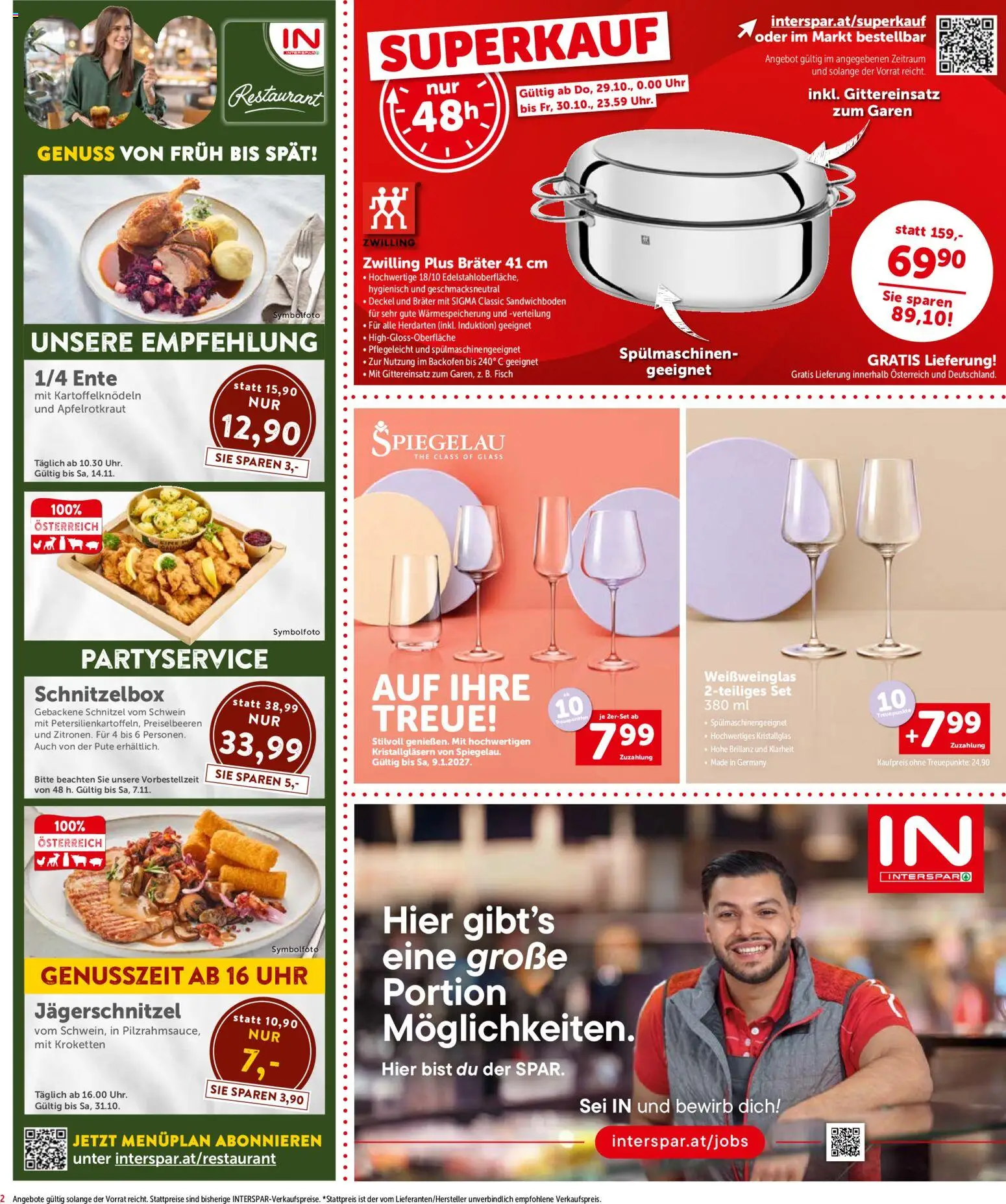 Interspar Broschüre gültig ab 27.10.2026 | Seite: 2 | Produkte: Uhr, Fisch