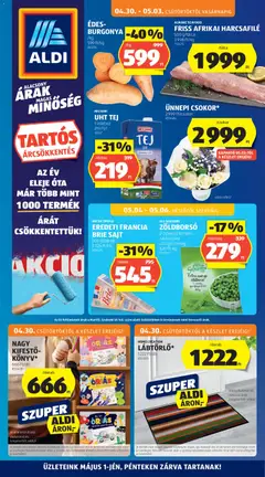 Aldi akciós újság - amely érvényes a következő dátumtól: 30.04.2026