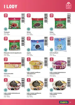 Pogląd oferty "Makro gazetka - Marki własne dla Twojego sklepu" - ważna od 23.04.2026 | Strona: 21 | Produkty: Ciasto, Wiśnie, Mascarpone, Lody