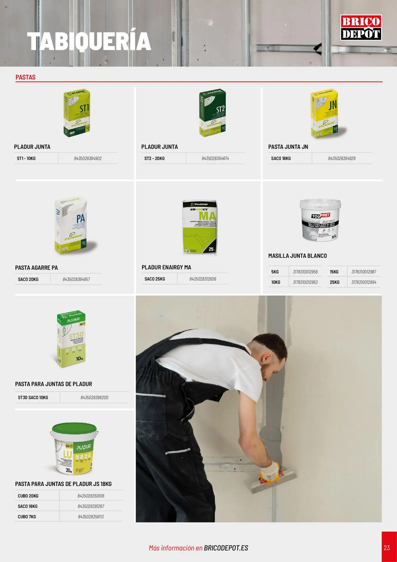 Brico Depôt Construcción │ válido desde el 20/10/2026 | Página: 23 | Productos: Pasta