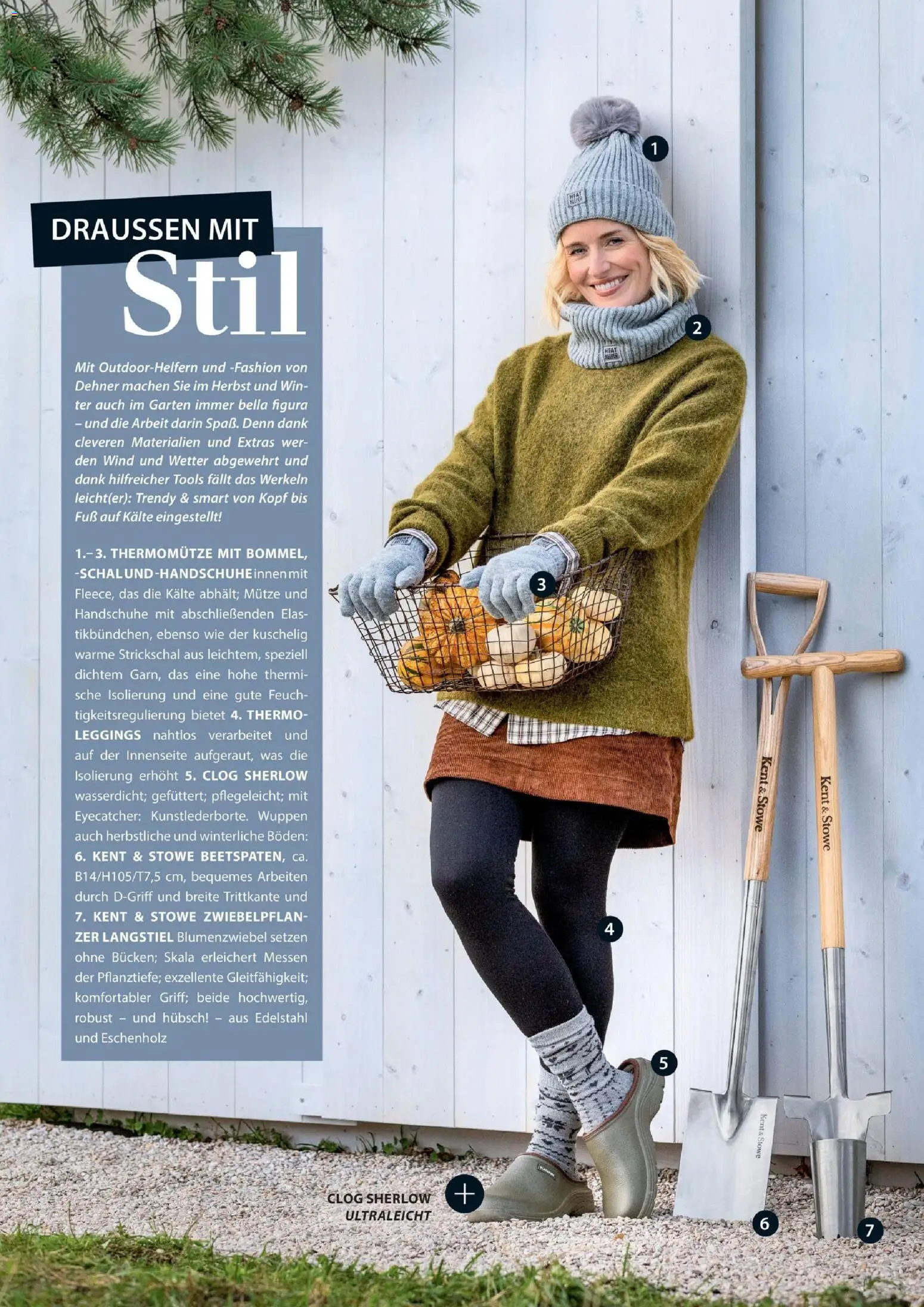 Dehner Magazine HERBST/WINTER 2026 gültig ab 09.10.2026 | Seite: 22 | Produkte: Leggings, Schal, Handschuhe