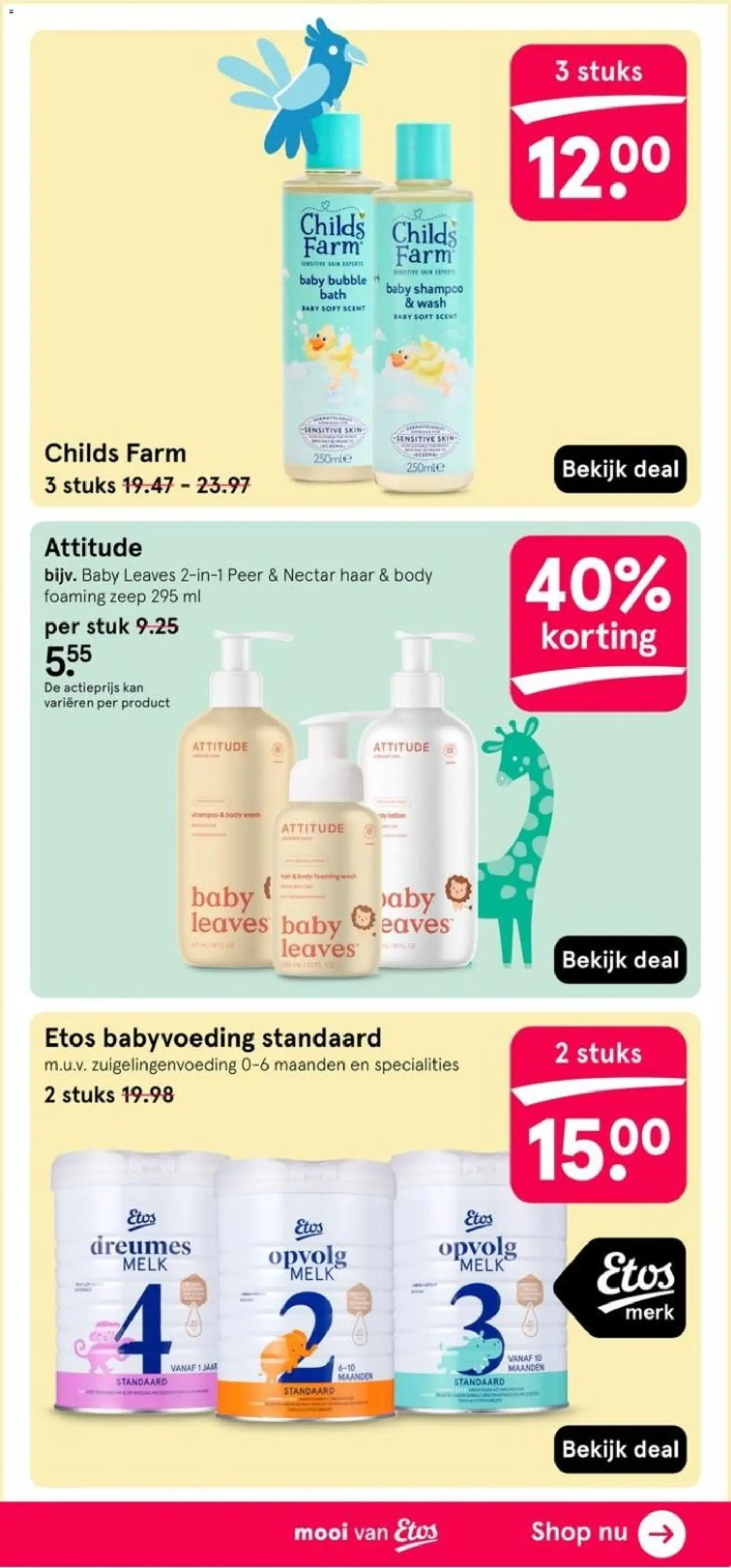 {H1} | Pagina: 61 | Producten: Melk, Babyvoeding, Jam, Shampoo