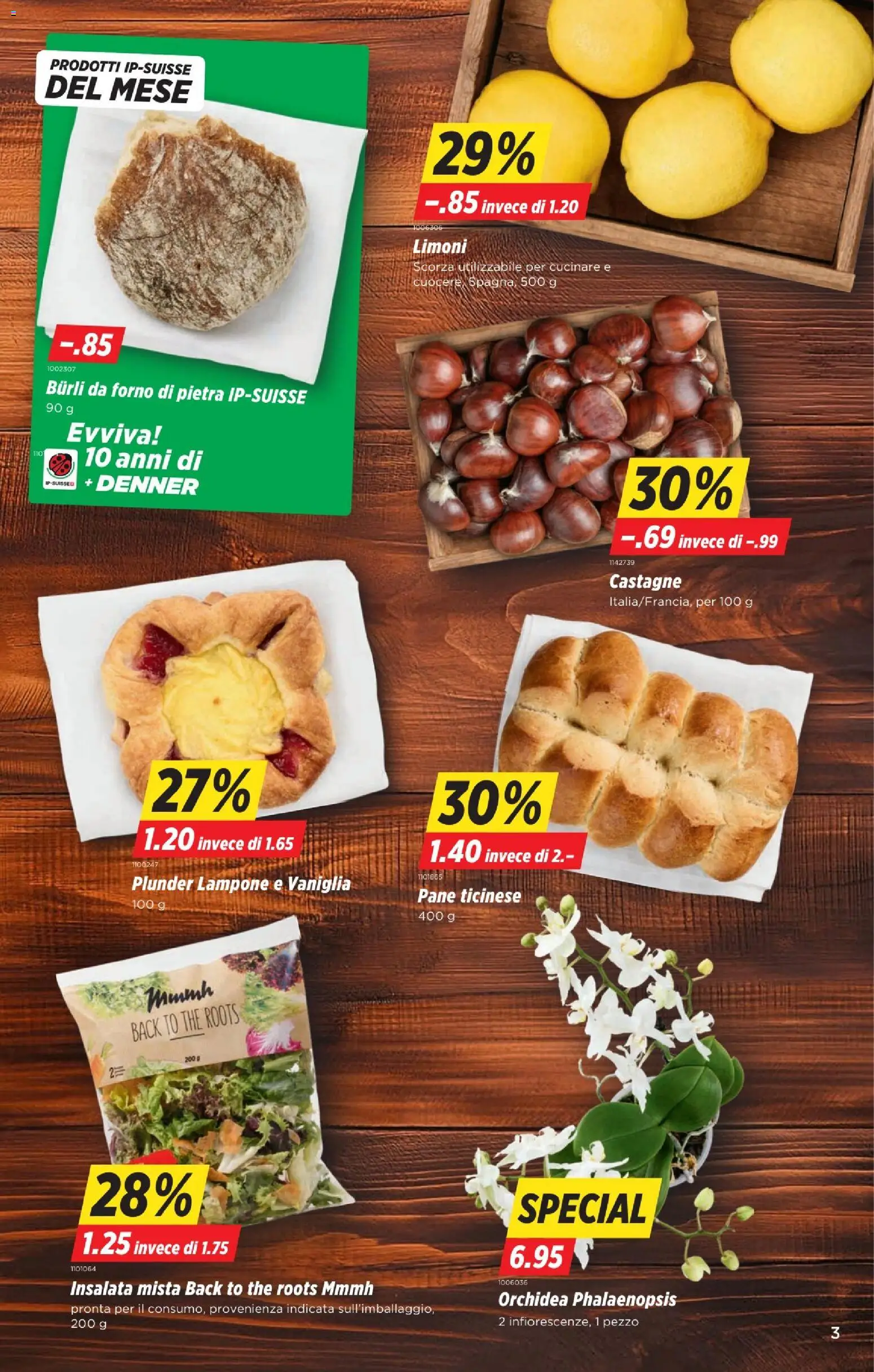 Denner aktionen IT – gültig ab 29.10.2026 | Seite: 3 | Produkte: Pane