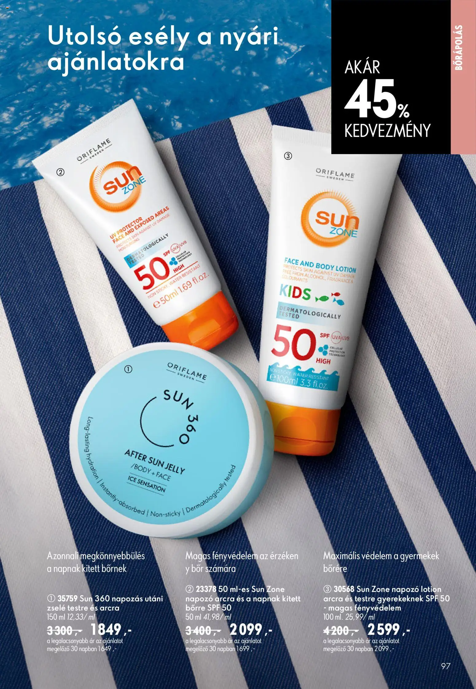 Oriflame akciós ujság - amely érvényes a következő dátumtól: 2026.07.29. | Oldal: 97