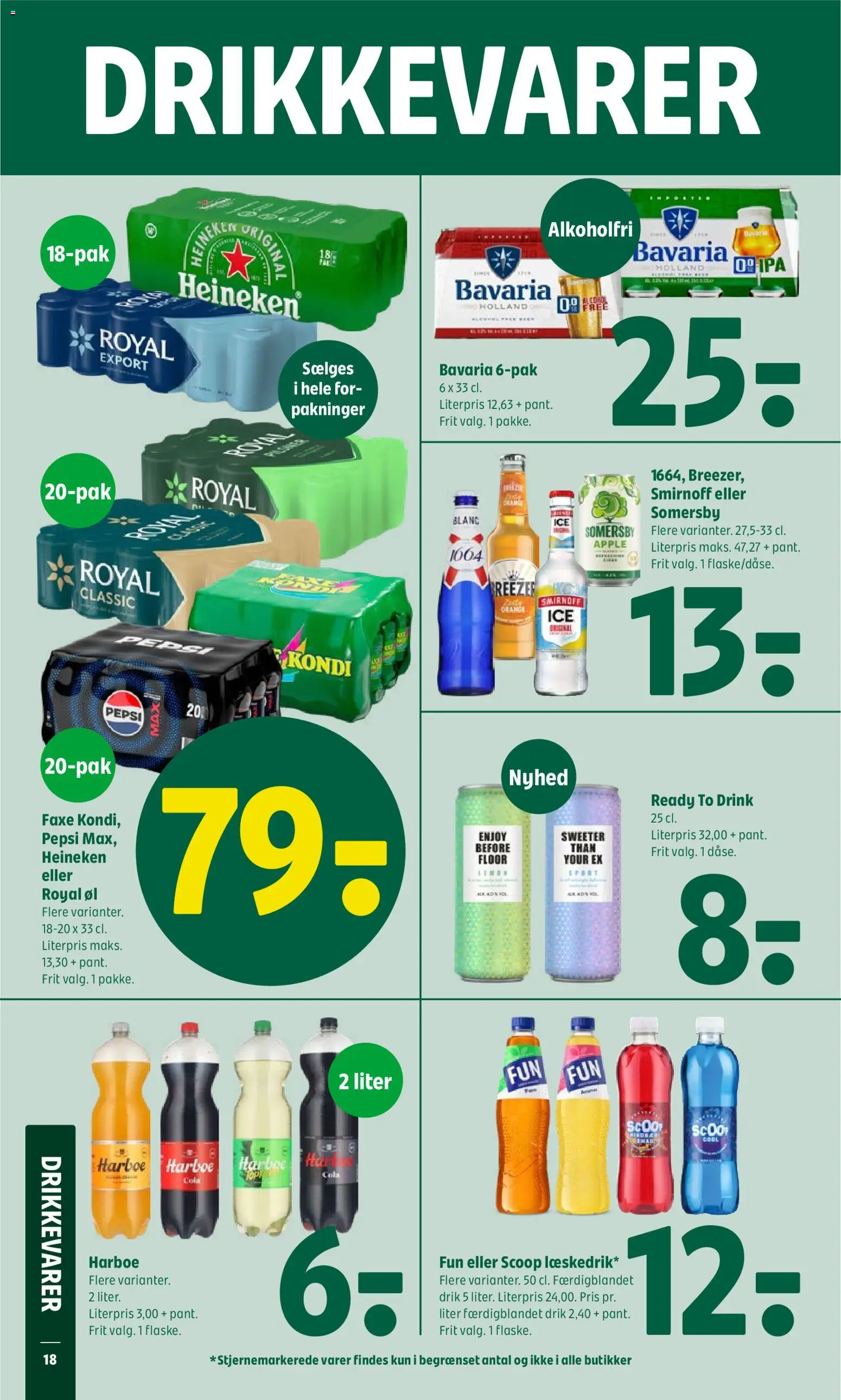 Coop 365 tilbudsavis – gyldig fra 14.05.2026 | Side: 22 | Produkter: Øl, Faxe Kondi, Cola, Pepsi Max