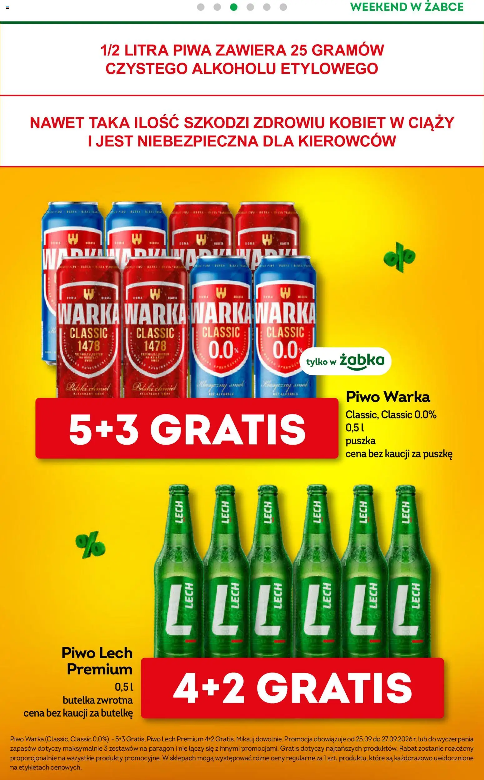 Żabka gazetka - Weekendowe promocje od 25.09.2026 | Strona: 4