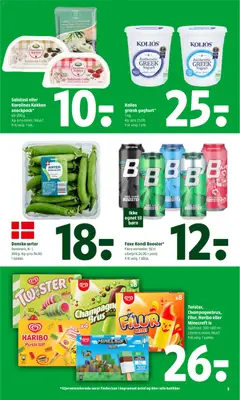 Coop 365 - Tilbudsavis uge 27 gyldig fra 02/07/2026 | Side: 7 | Produkter: Salatost, Is, Faxe Kondi, Oliven