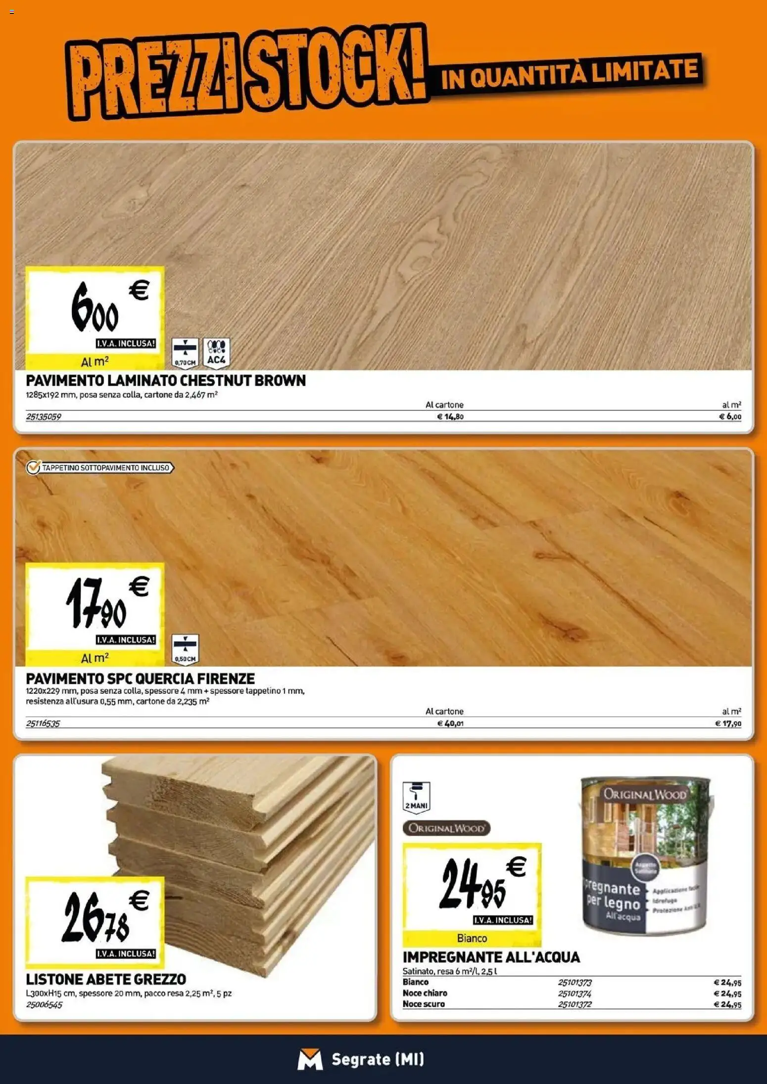 Nuovo TECNOMAT catalogo Segrate dal 27/08/2026 > offerte anteprima 🛍️ | Pagina: 11 | Prodotti: Pavimento, Impregnante