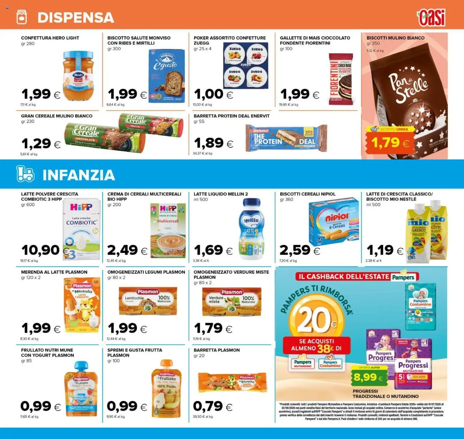 Volantino Oasi del 21/08/2026 | Pagina: 19 | Prodotti: Cioccolato, Mutandine, Latte, Gallette