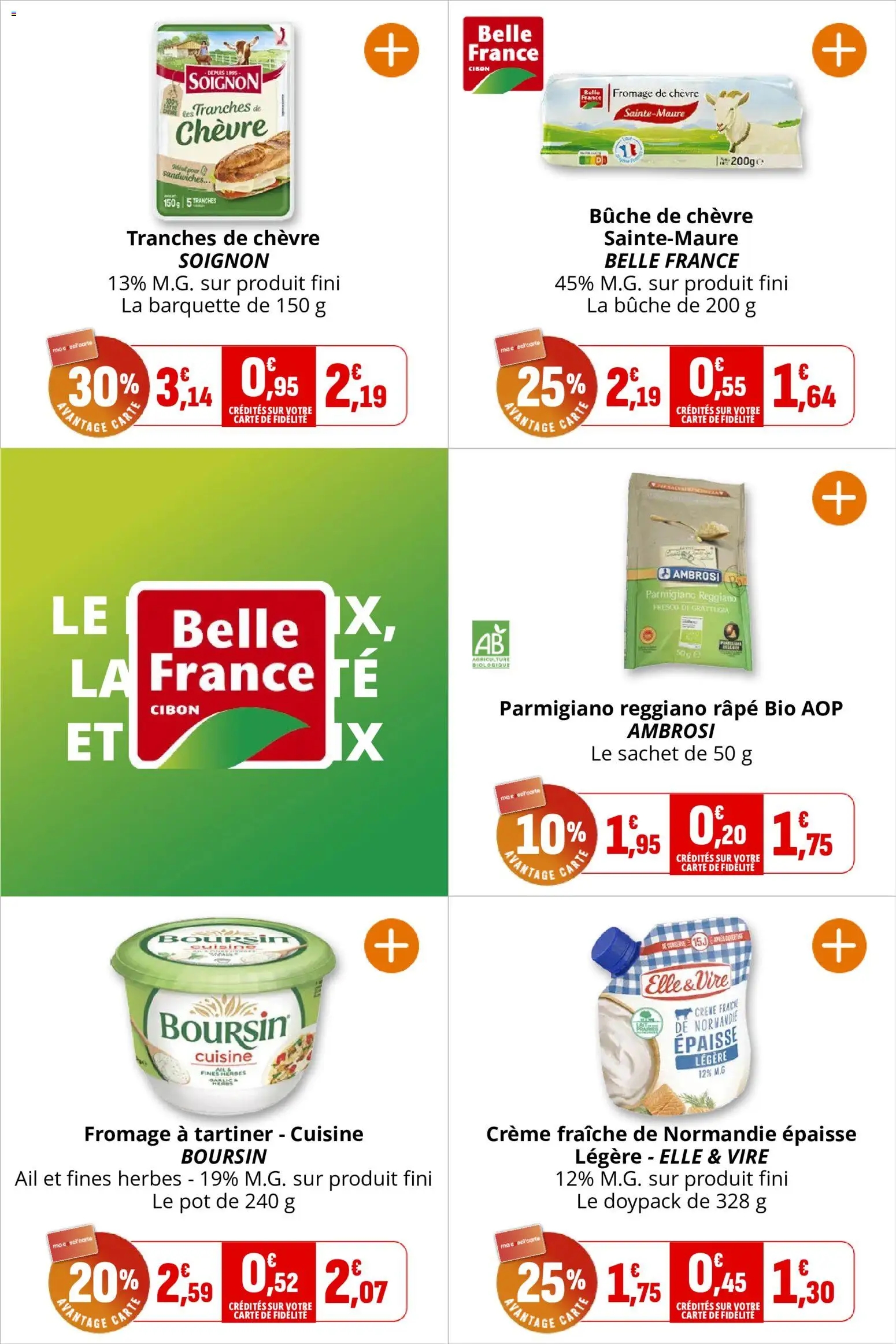 {H1} | Page: 18 | Produits: Ail, Fromage de chèvre, Fromage à tartiner, Crème