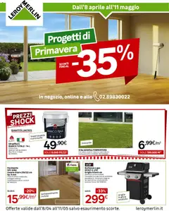 Anteprima del volantino Leroy Merlin catalogo valido a partire dal 08.04.2026