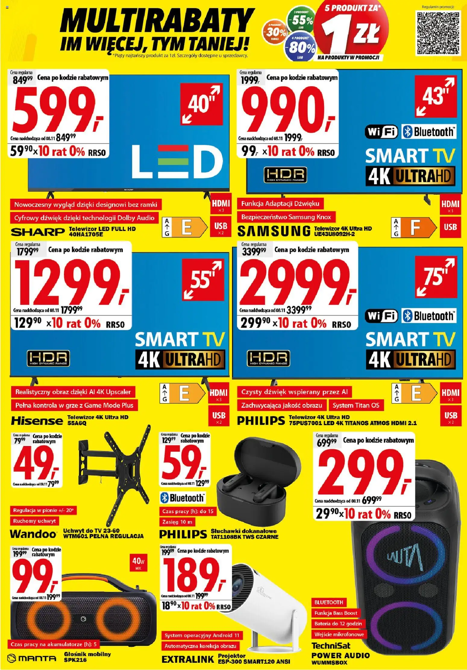 Mediaexpert promocje od 28.10.2026 | Strona: 2 | Produkty: Audio, Słuchawki, Głośnik, Bateria