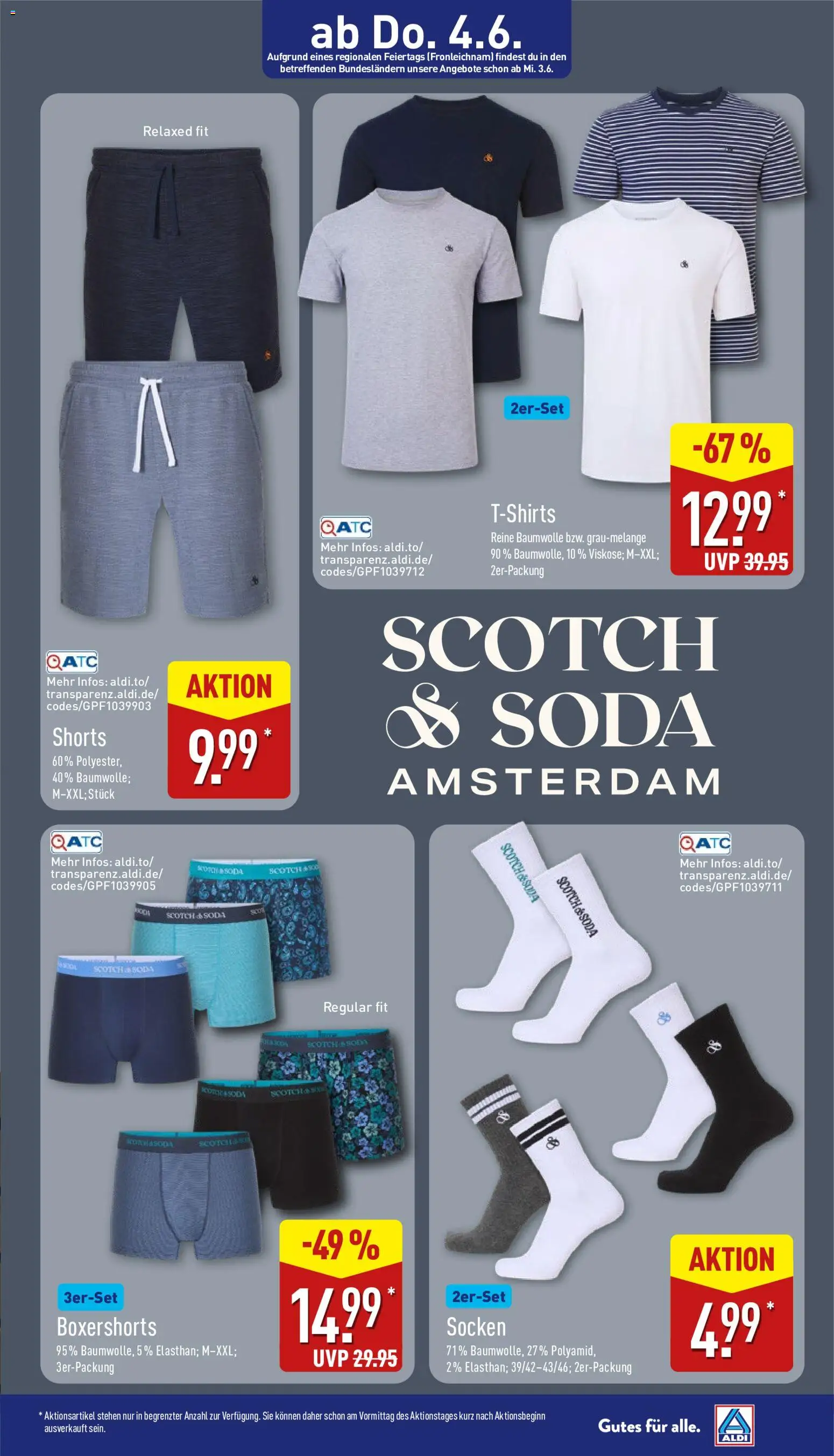 Aldi Ausblick – gültig ab 01.06.2026 | Seite: 9 | Produkte: Socken
