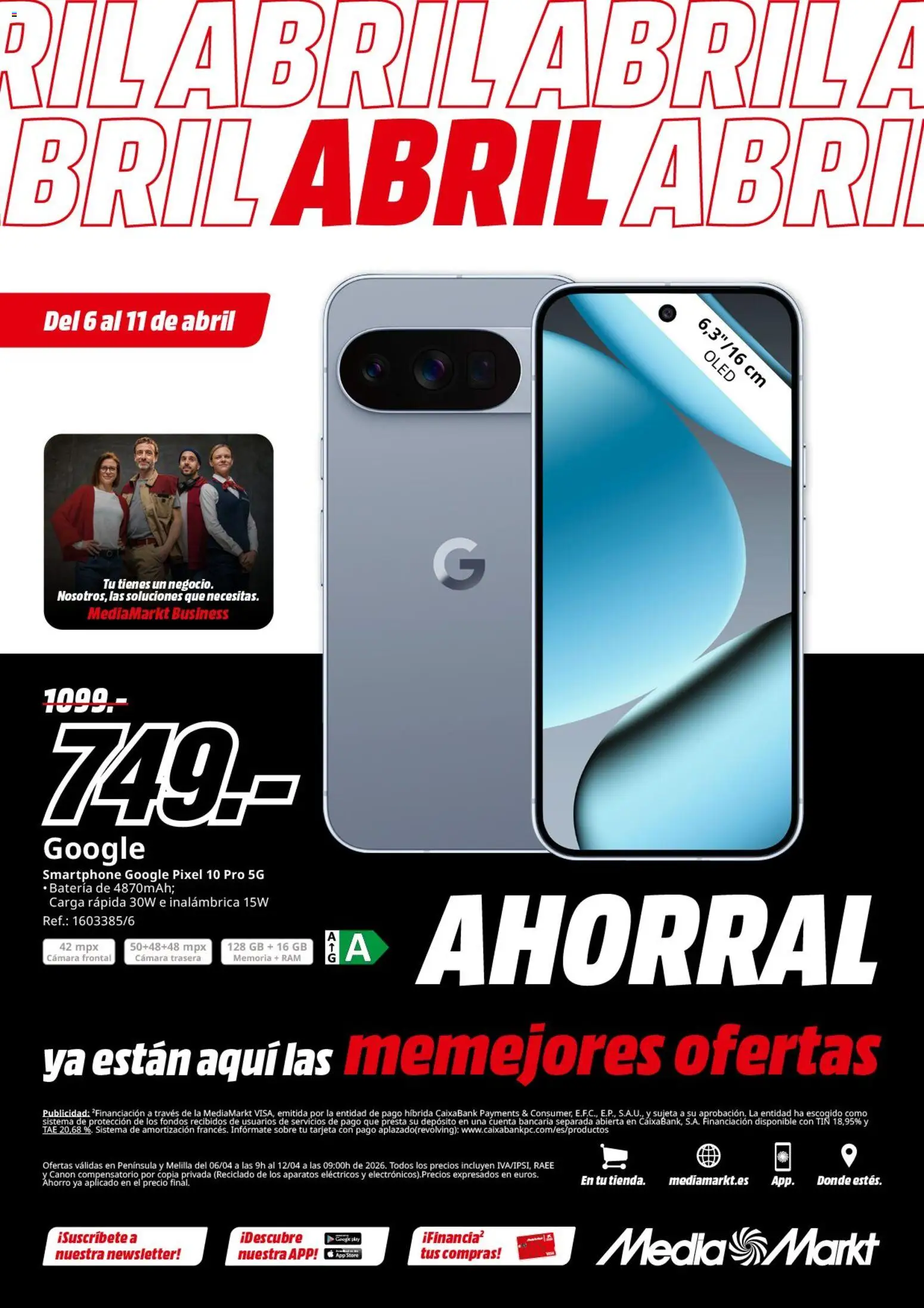 Media Markt folleto │ válido desde el 06.04.2026 | Página: 34 | Productos: Smartphone, Cámara