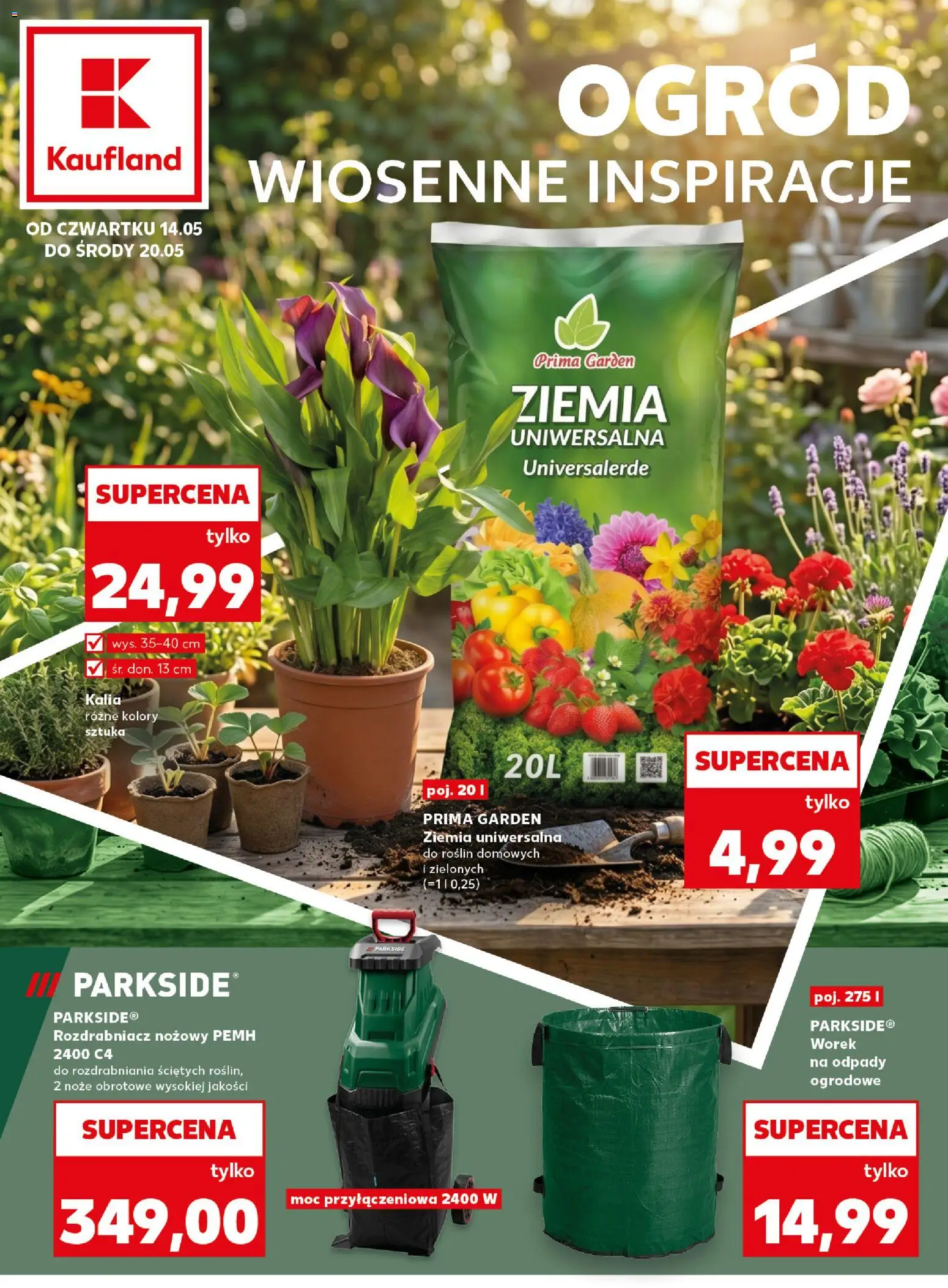 Kaufland Polsko leták - Wiosenne inspiracje od 14.05.2026 | Strana: 1