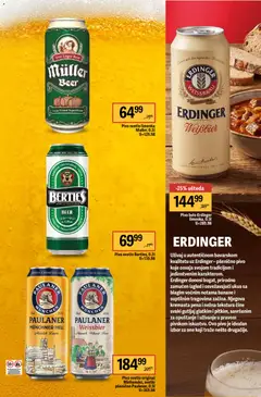 Erdinger Weißbier, Pivo belo Erdinger limenka, 0.5l - pregled Mega Maxi kataloga - važi od 27.04.2026 | Strana: 5