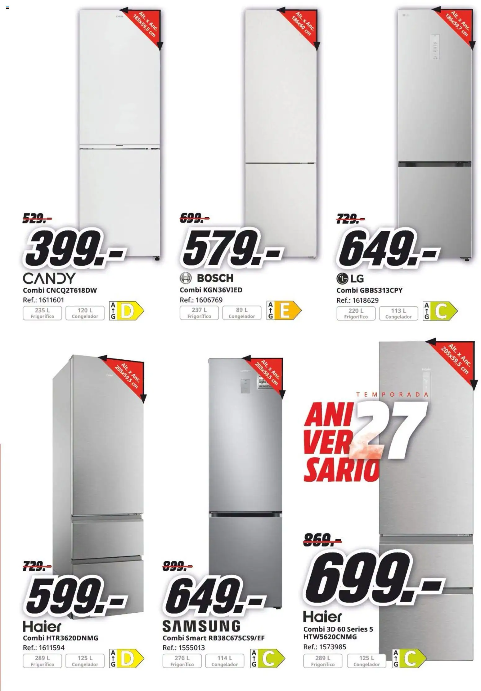 Media Markt folleto │ válido desde el 24/07/2026 | Página: 2 | Productos: Congelador, Combi